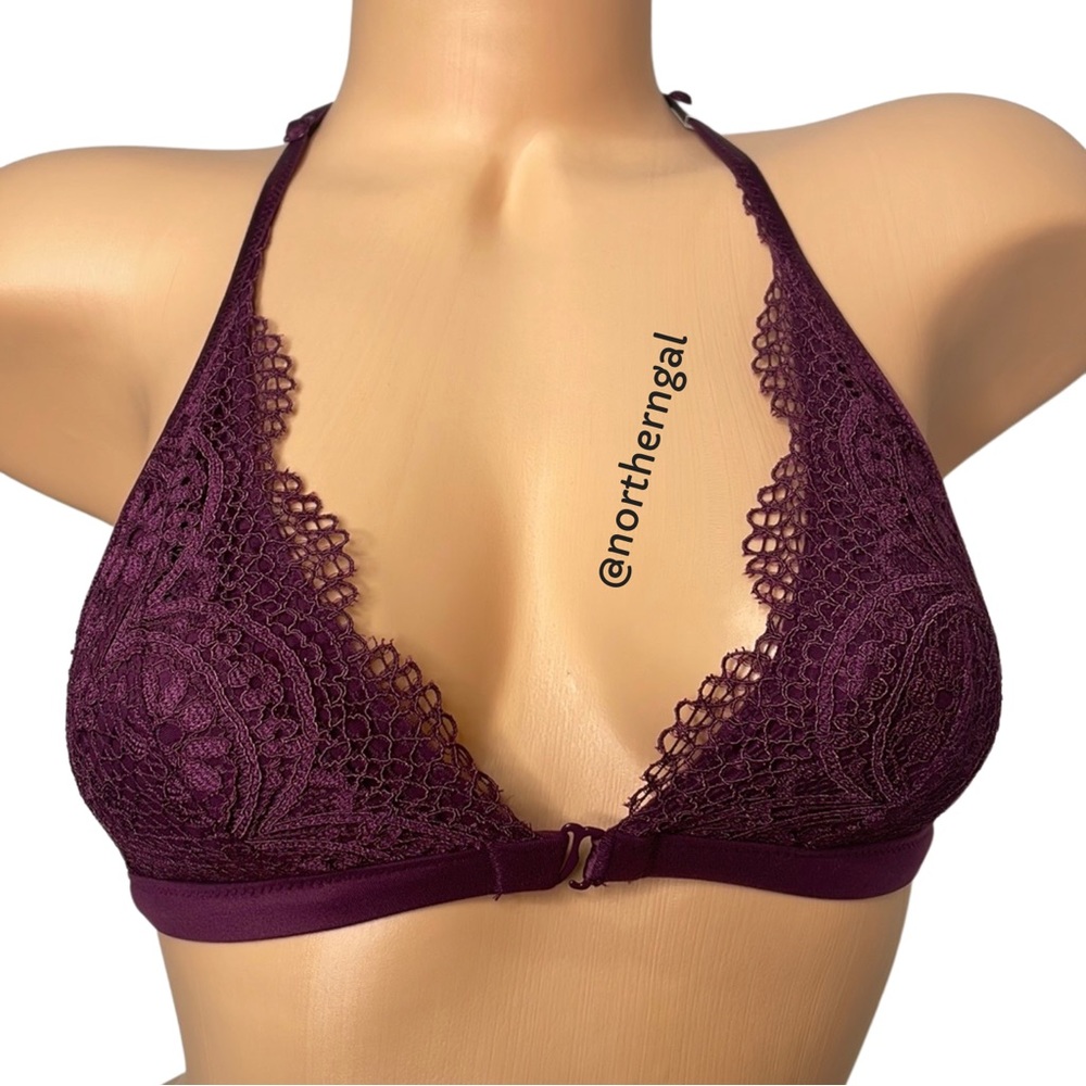 Victoria’s Secret Front Close Bralette Purple - Picture 1 of 16